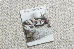 Teppich ORIGI 3739 creme - Rahmen, Fischgrät flachgewebte SISAL schnur