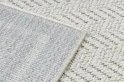Teppich ORIGI 3739 creme - Rahmen, Fischgrät flachgewebte SISAL schnur