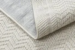 Teppich ORIGI 3739 creme - Rahmen, Fischgrät flachgewebte SISAL schnur