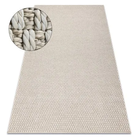 Teppich ORIGI 3555 creme - flachgewebte SISAL schnur
