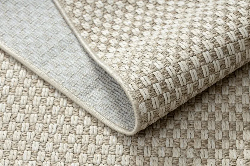 Teppich ORIGI 3555 creme - flachgewebte SISAL schnur
