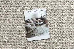 Teppich JERSEY 19236 beige - Struktur, Schleife BOHO
