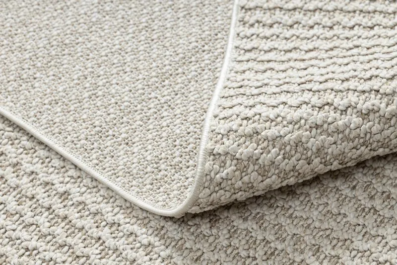 Teppich JERSEY 19236 beige - Struktur, Schleife BOHO