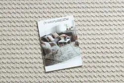 Teppich JERSEY 19236 creme - Struktur, Schleife BOHO