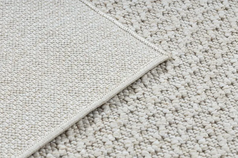 Teppich JERSEY 19236 creme - Struktur, Schleife BOHO