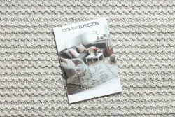 Teppich JERSEY 19236 grau - Struktur, Schleife BOHO