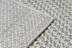 Teppich JERSEY 19236 grau - Struktur, Schleife BOHO