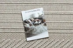 Teppich JERSEY 19261 beige - Rahmen, struktur, Schleife BOHO