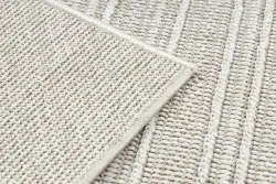 Teppich JERSEY 19261 beige - Rahmen, struktur, Schleife BOHO