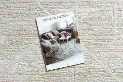 Moderner Teppich DUKE 51533 creme - Geometrisch, strukturiert, sehr weich, Fransen