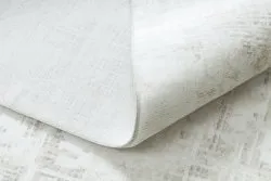 Moderner Teppich DUKE 51374 creme - Vintage, strukturiert, sehr weich, Fransen