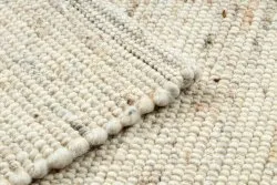 NEPAL 2100 beige Teppich – Wolle, doppelseitig, natur