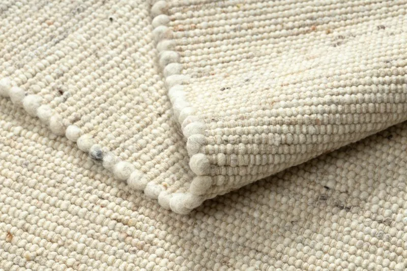 NEPAL 2100 beige Teppich – Wolle, doppelseitig, natur