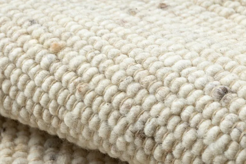 NEPAL 2100 beige Teppich – Wolle, doppelseitig, natur