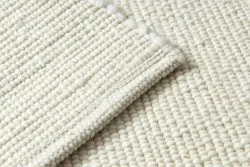 NEPAL 2100 Teppich natürlich, creme – Wolle, doppelseitig, natur