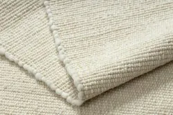 NEPAL 2100 Teppich natürlich, creme – Wolle, doppelseitig, natur