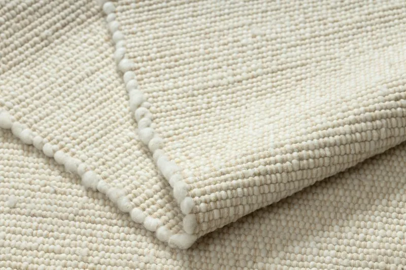 NEPAL 2100 Teppich natürlich, creme – Wolle, doppelseitig, natur