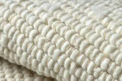 NEPAL 2100 Teppich natürlich, creme – Wolle, doppelseitig, natur