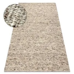NEPAL sand, beige Teppich – Wolle, doppelseitig, natur