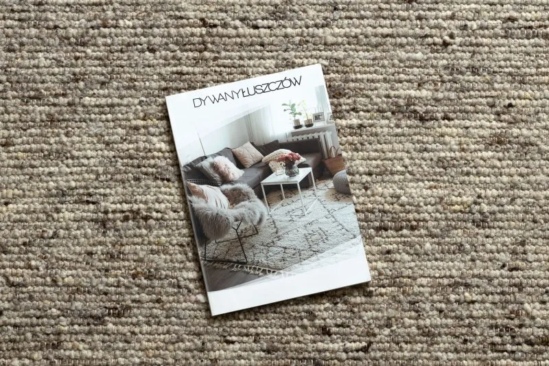 NEPAL 2100 sand, beige Teppich – Wolle, doppelseitig, natur