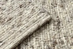 NEPAL 2100 sand, beige Teppich – Wolle, doppelseitig, natur