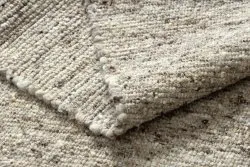 NEPAL 2100 sand, beige Teppich – Wolle, doppelseitig, natur