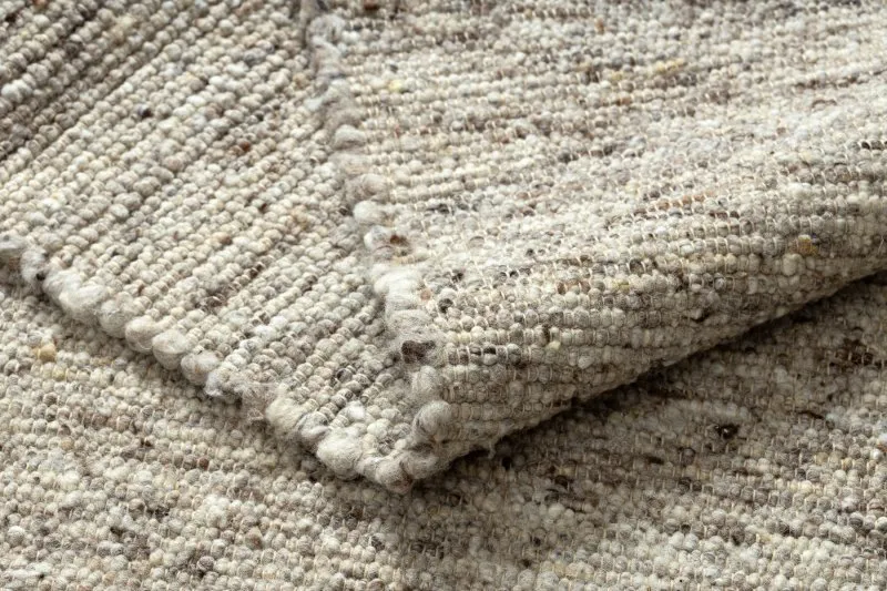 NEPAL 2100 sand, beige Teppich – Wolle, doppelseitig, natur