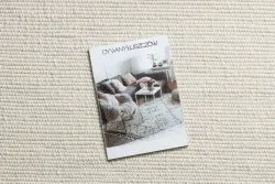 NEPAL 2100 Kreis Teppich natürlich, creme – Wolle, doppelseitig, natur