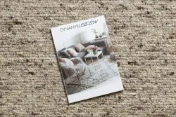 NEPAL 2100 Kreis sand, beige Teppich – Wolle, doppelseitig, natur