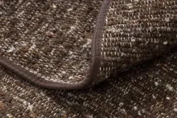 NEPAL 2100 Kreis tabac braun Teppich – Wolle, doppelseitig, natur