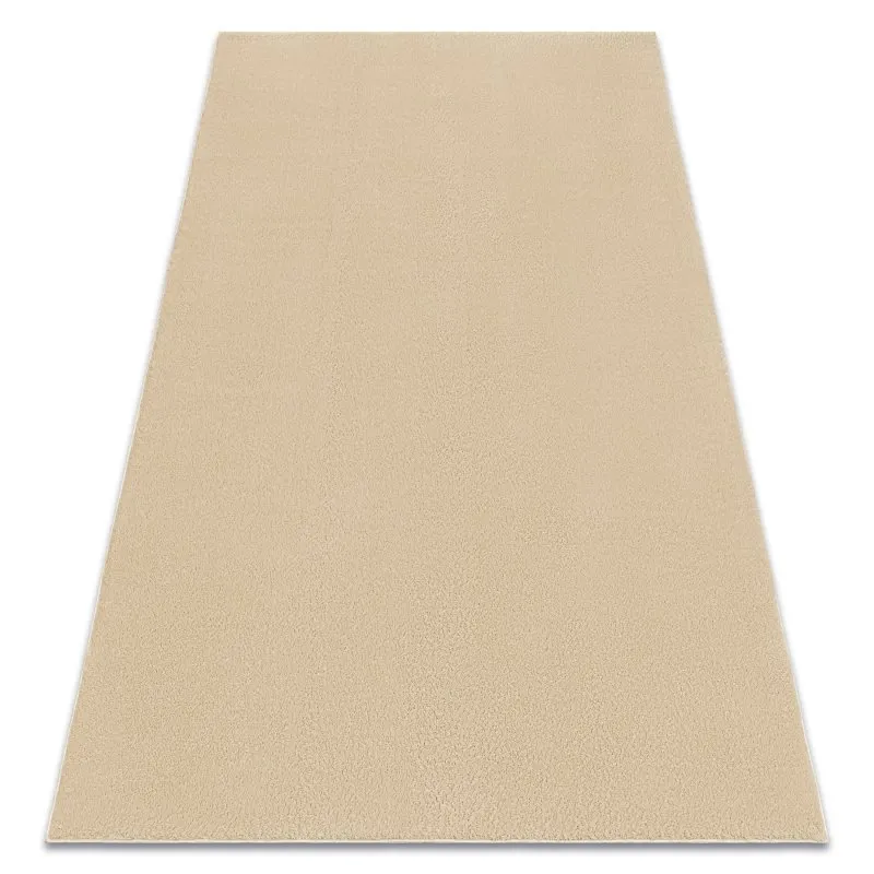 Modern Waschteppich LINDO beige, rutschfest, zottelig