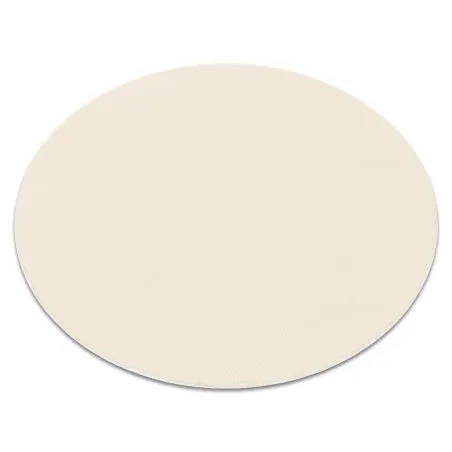 Modern Waschteppich LINDO Kreis creme, rutschfest, zottelig