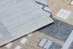 Teppich BONO 726 Straße, Stadt hellgrau / creme