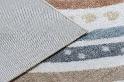 Teppich BONO 8302 Regenbogen, Herzen creme/braun