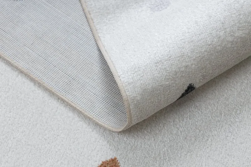 Teppich BONO 8302 Regenbogen, Herzen creme/braun