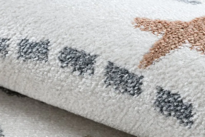 Teppich BONO 8288 Kreis Raum, Planeten creme / anthrazit
