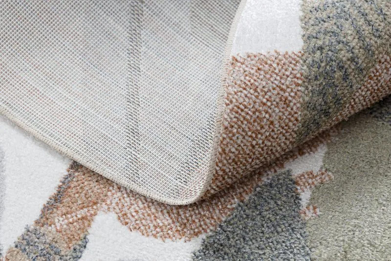 Teppich BONO 8426 Kreis Dschungel, Wildtiere creme / dunkelgold