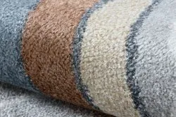 Teppich BONO 8437 Kreis Wolken, Himmel, hellgrau / Creme