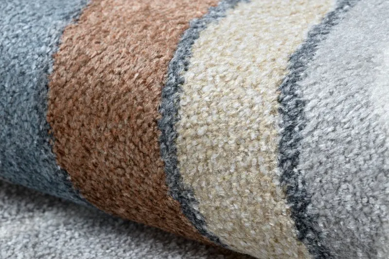 Teppich BONO 8437 Kreis Wolken, Himmel, hellgrau / Creme