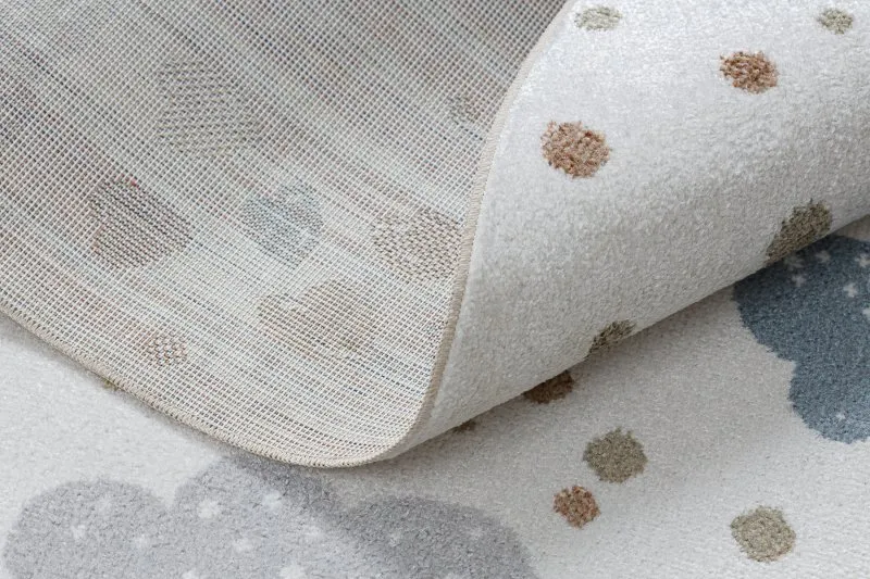 Teppich BONO 8441 Kreis Hase Matrose Creme / Blau
