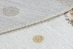 Teppich BONO 9614 Kreis Tragen, Luftballons Creme / hellgrau