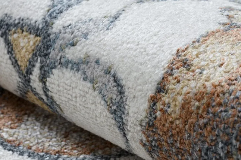 Teppich BONO 9614 Kreis Tragen, Luftballons Creme / hellgrau