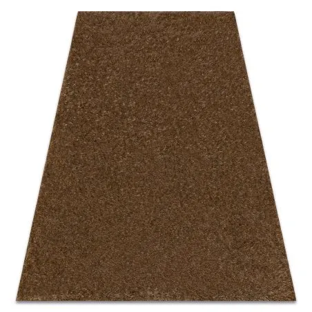 Teppich BUENOS 6650 shaggy schlicht, einfarbig dunkelbeige