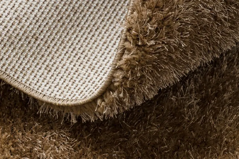 Teppich BUENOS Kreis 6650 shaggy schlicht, einfarbig beige
