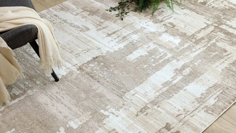 BLISS Z165AZ128 Teppich creme / beige – Abstraktion, modern, strukturell