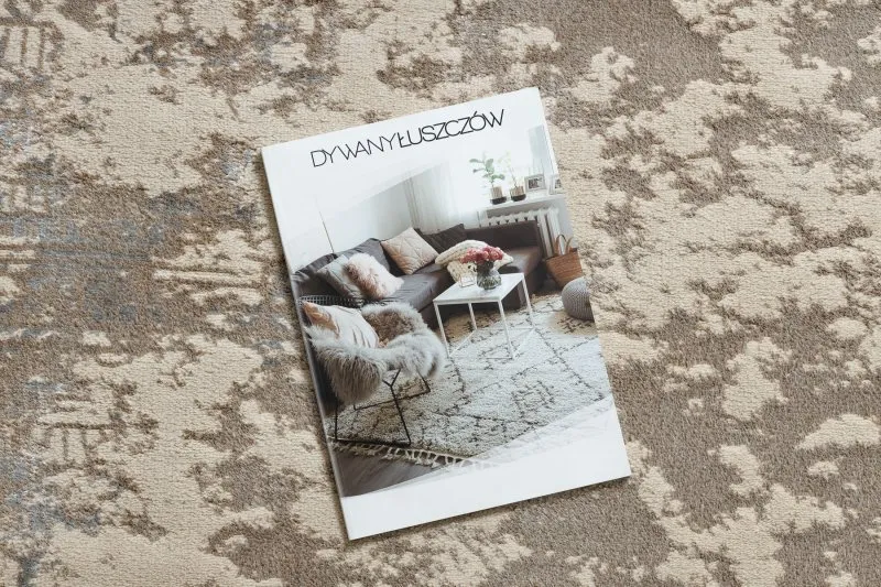 BLISS Z194AZ148 Teppich dunkelbeige / beige – Abstraktion, modern, strukturell