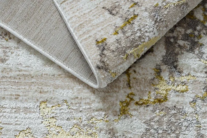 BLISS Z199AZ127 Teppich creme / gold – Abstraktion, modern, strukturell