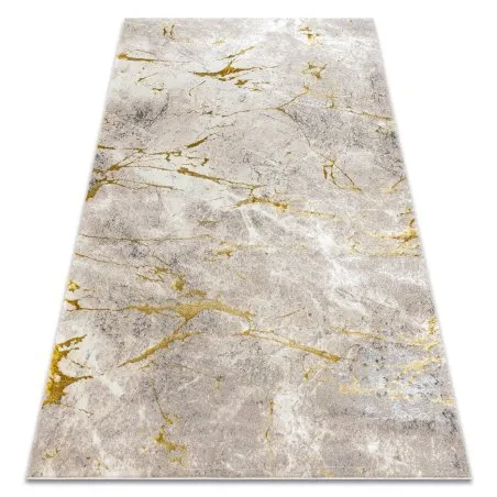 BLISS Z197AZ147 Teppich dunkelbeige / gold – Marmor, modern, strukturell