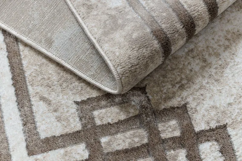 BLISS Z203AZ138 Teppich creme / beige – Rahmen, modern, strukturell