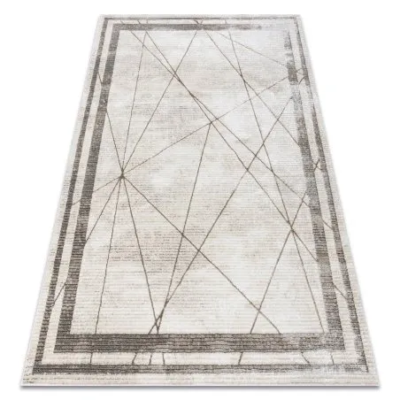 BLISS Z201Z128 Teppich creme / beige – Rahmen, geometrisch, modern, strukturell